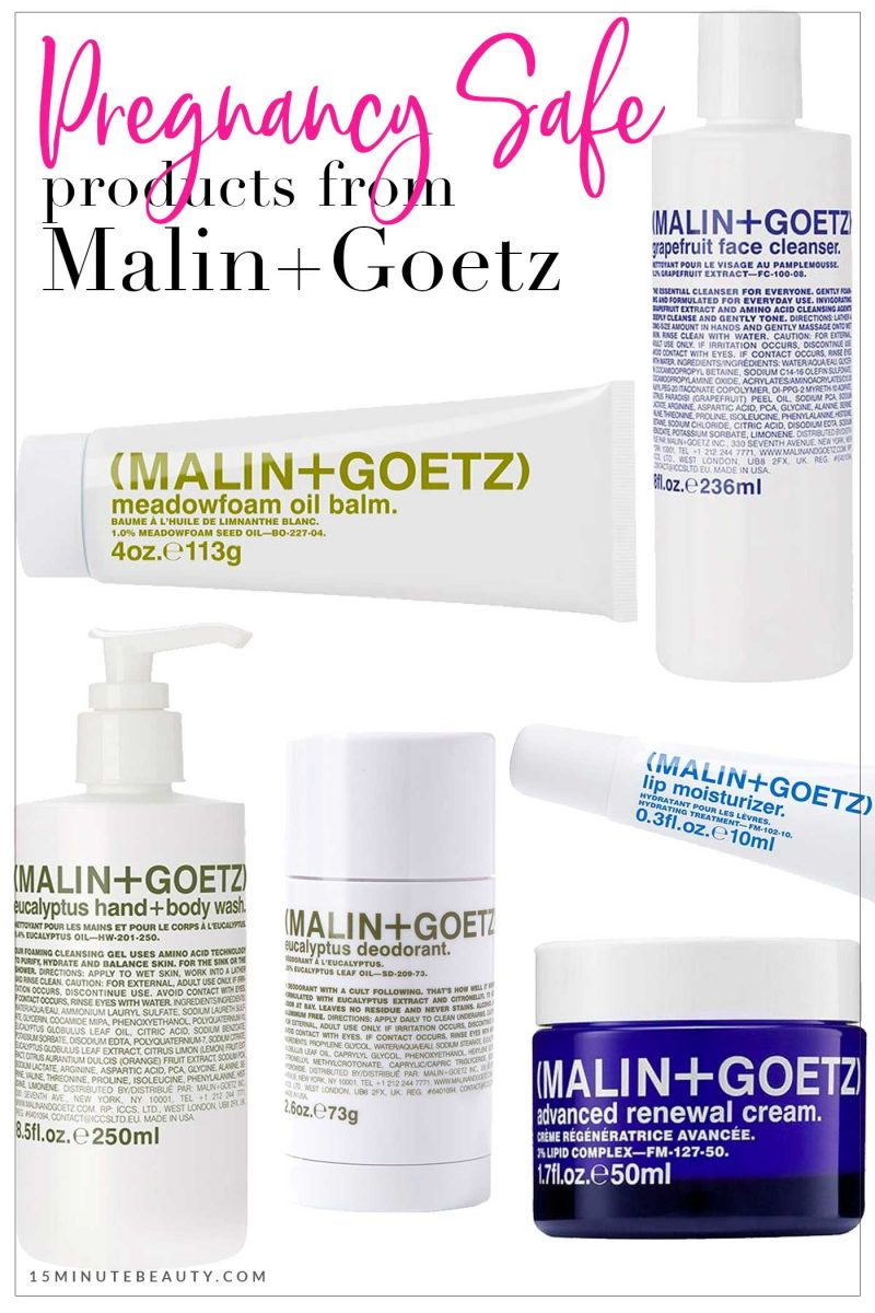 Pregnancy Safe Skincare from Malin+Goetz