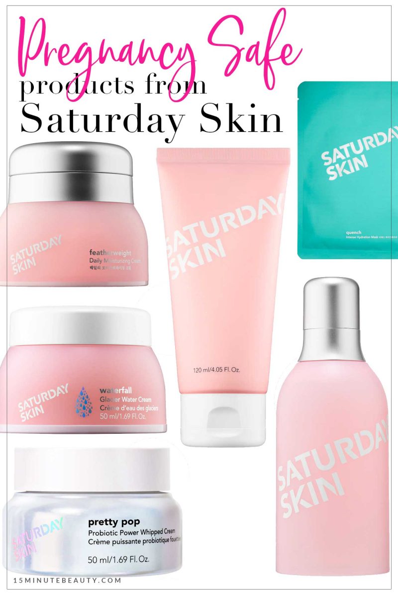 Pregnancy Safe Skincare from Saturday Skin