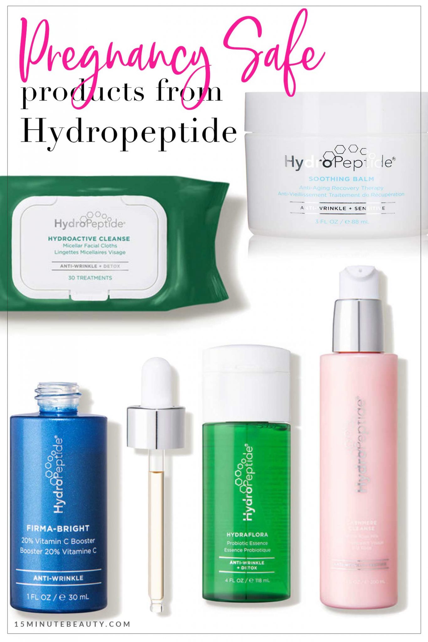 Pregnancy Safe Skincare from Hydropeptide 15 Minute Beauty Fanatic