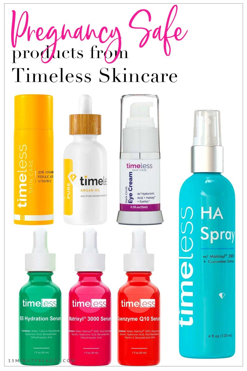 Pregnancy Safe Skincare from Timeless Skincare