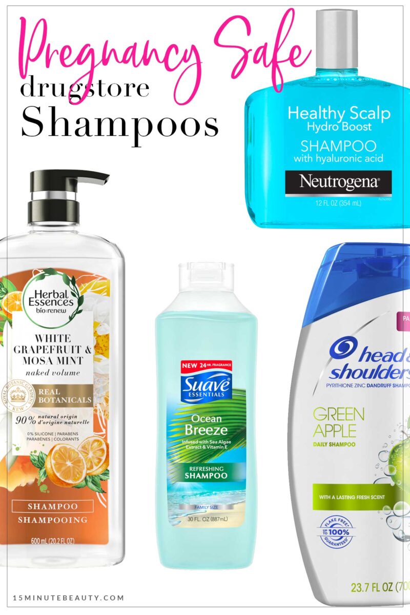 Pregnancy Safe Drugstore Shampoos