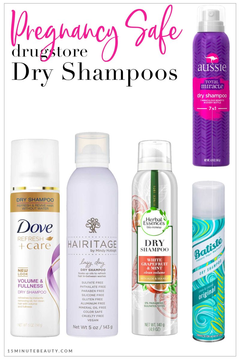 Pregnancy Safe Drugstore Dry Shampoos