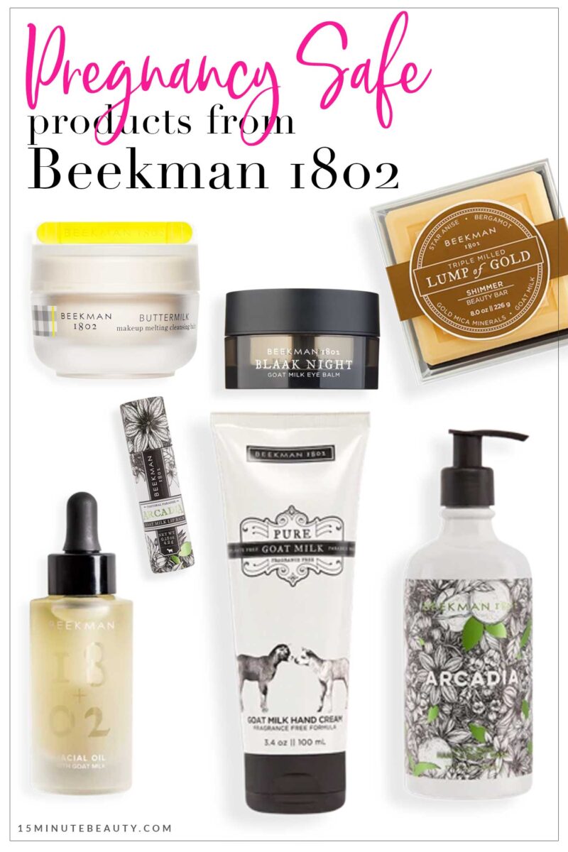 Pregnancy Safe Products from Beekman 1802