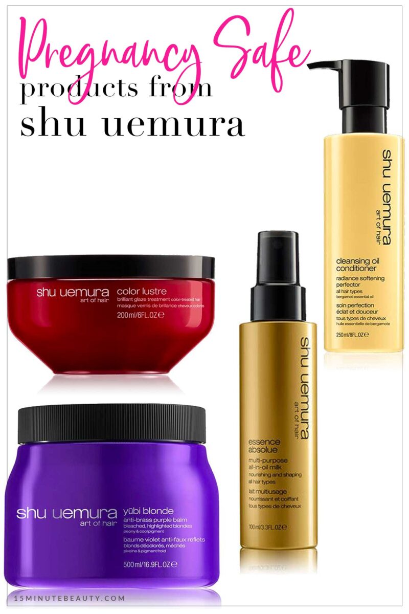 Pregnancy Safe Products from Shu Uemura Art of Hair