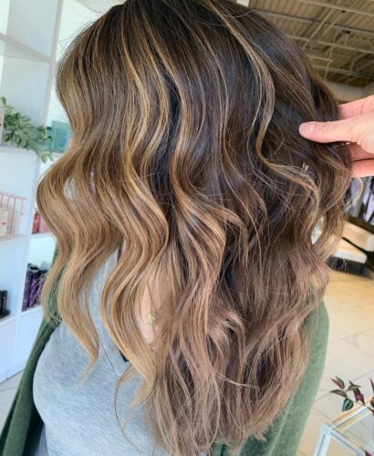 spring hair with bayalage color