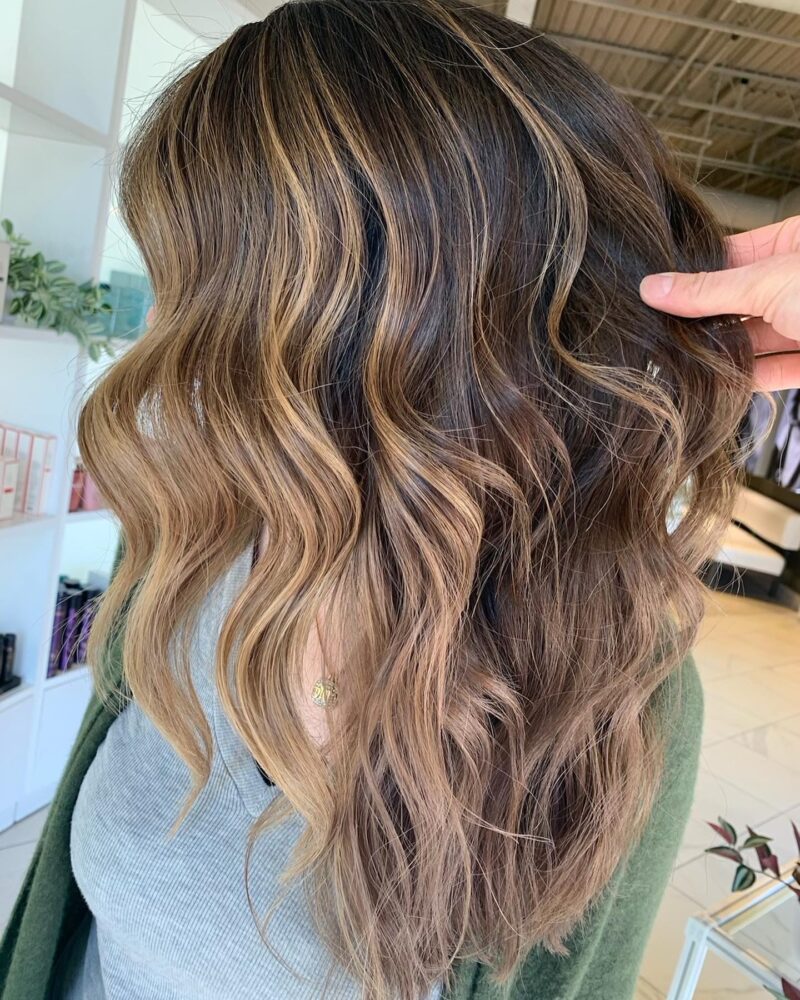 spring hair with bayalage color