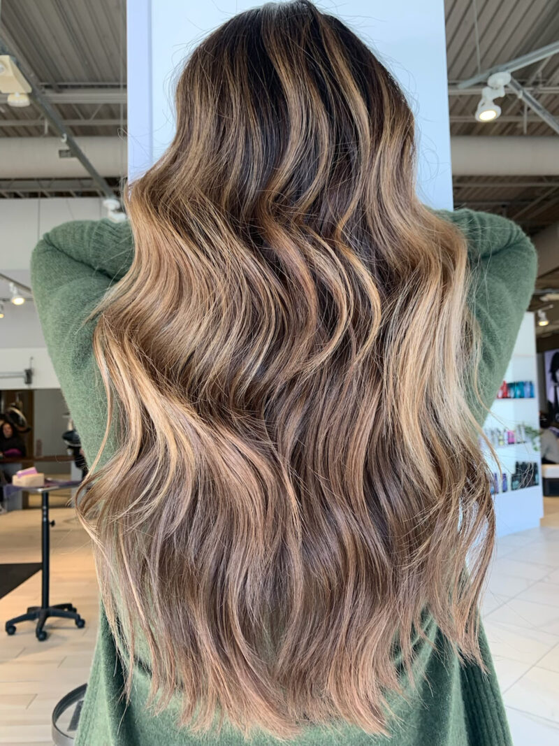 spring hair with bayalage color