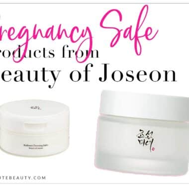 Pregnancy Safe Products from Beauty of Joseon