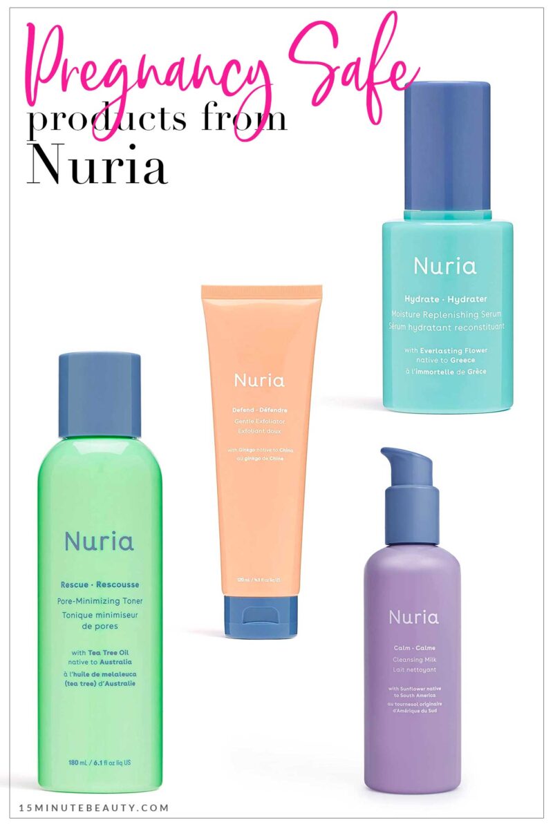 Pregnancy Safe Products from Nuria Beauty