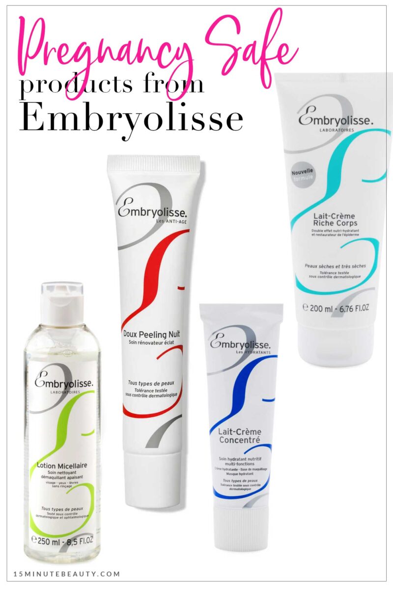 Pregnancy Safe Products from Embryolisse