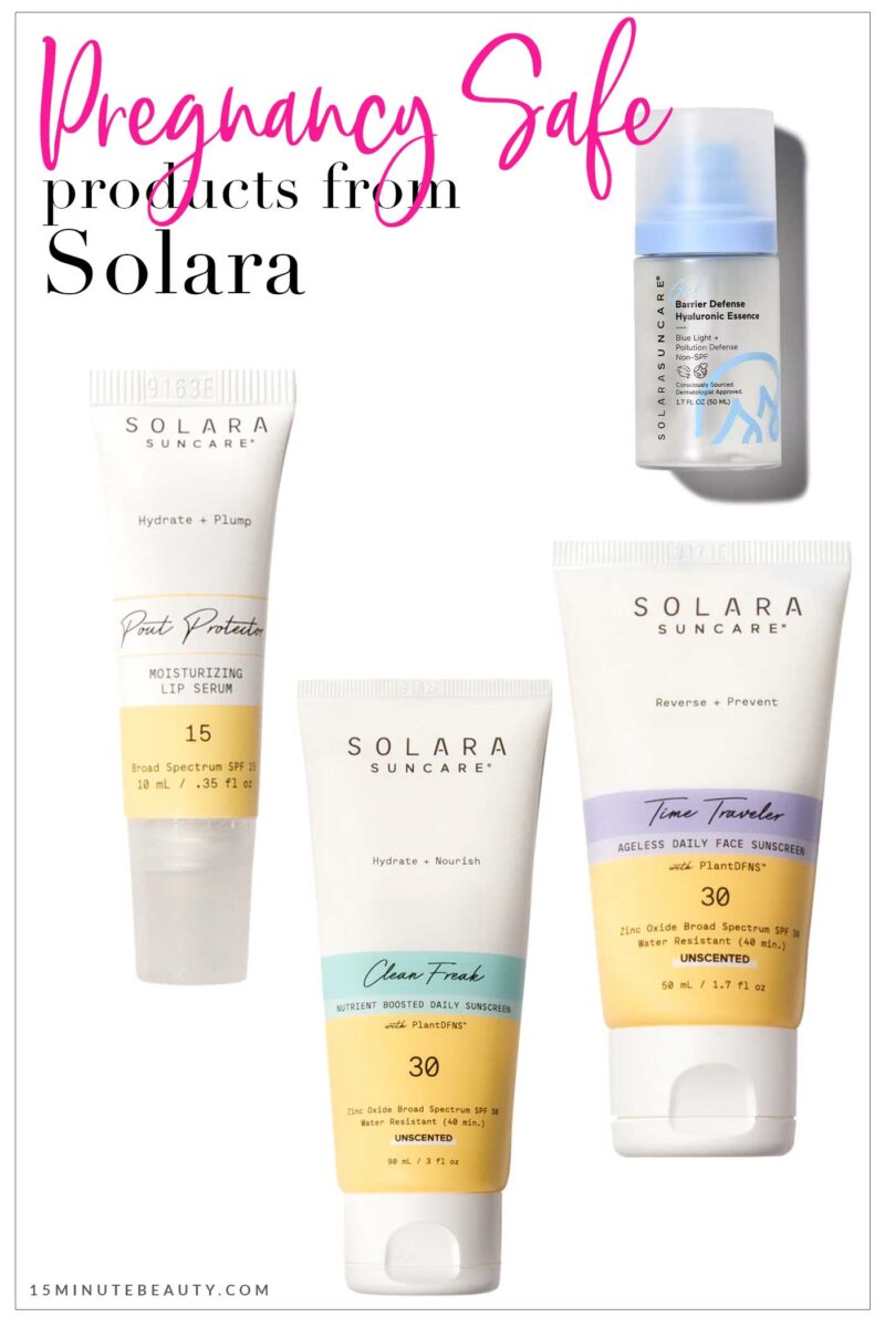 Pregnancy Safe Products from Solara Suncare