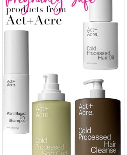 Pregnancy Safe Products from Act+Acre