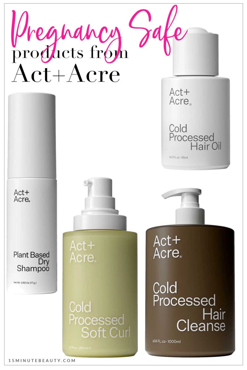 Pregnancy Safe Products from Act+Acre