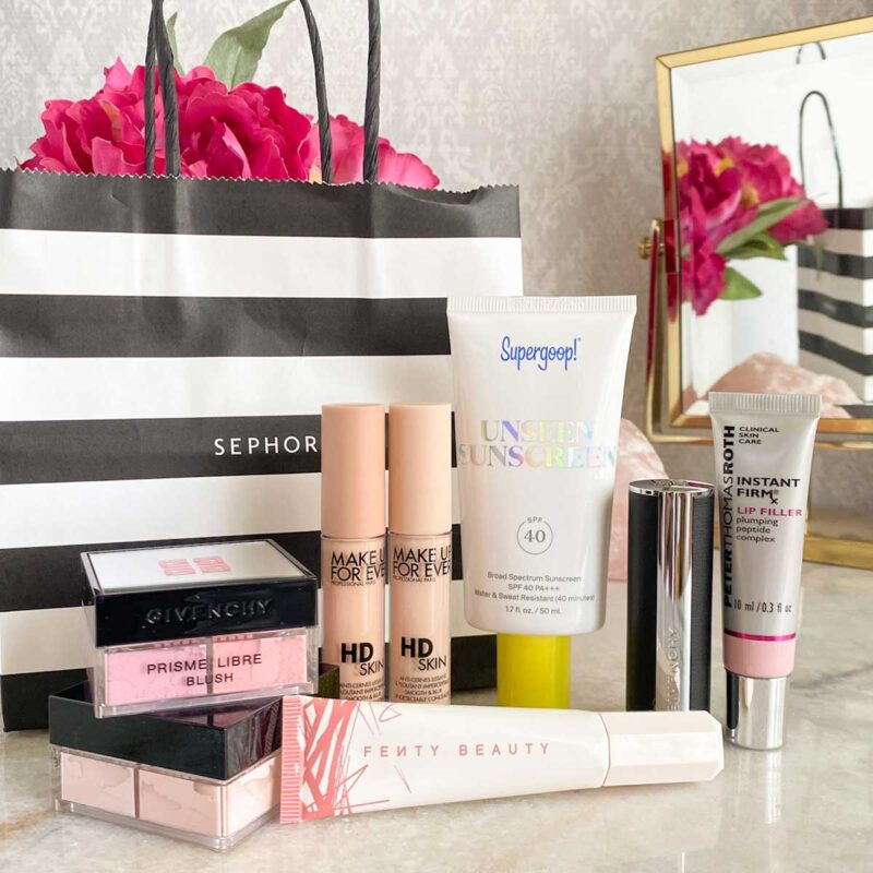 Sephora bag and late summer product picks