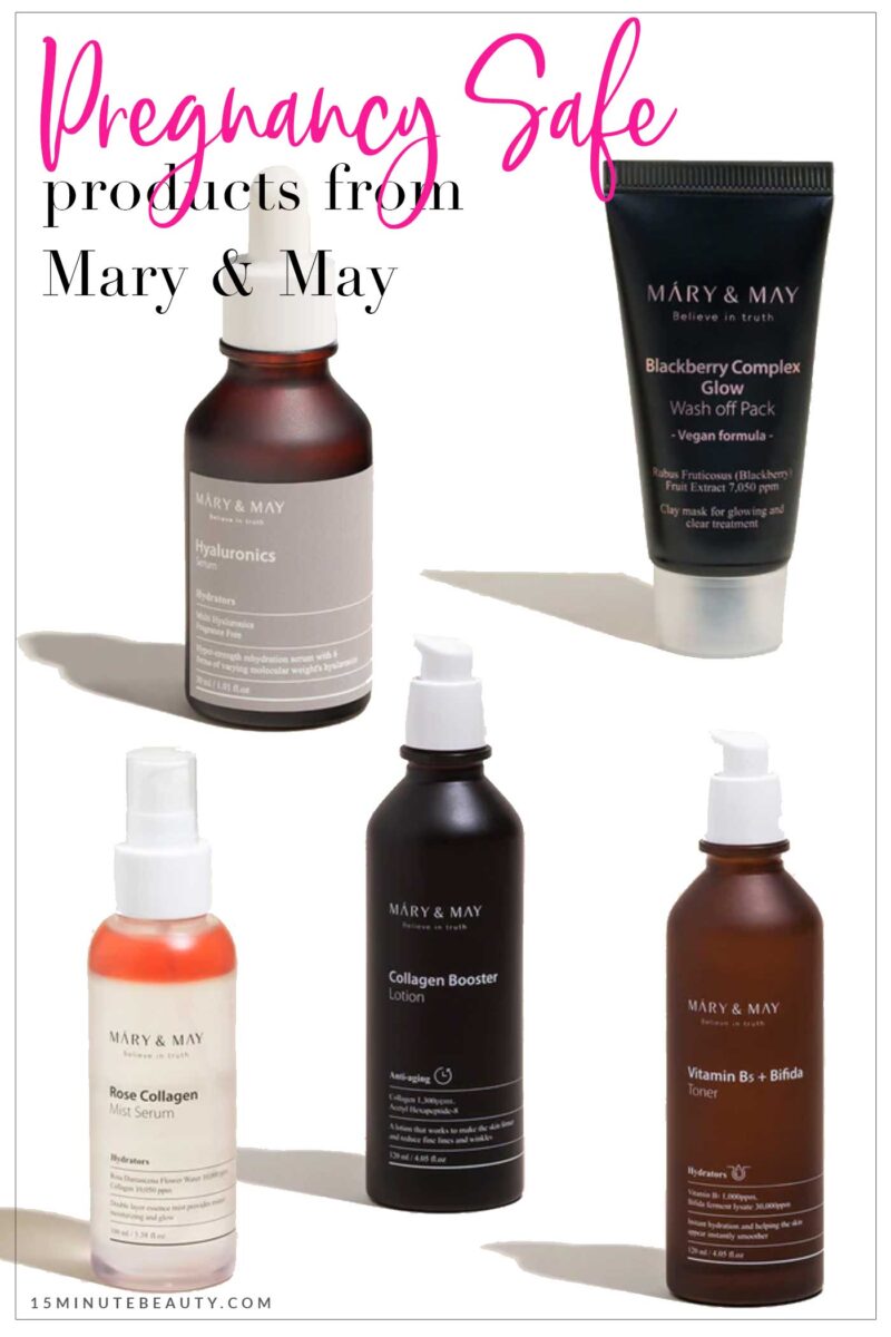 Pregnancy Safe Products from Mary & May