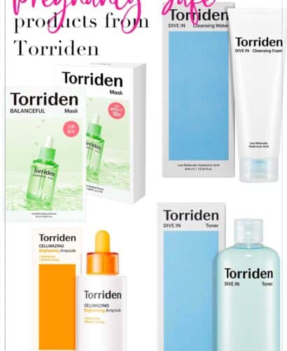 Pregnancy Safe Products from Torriden