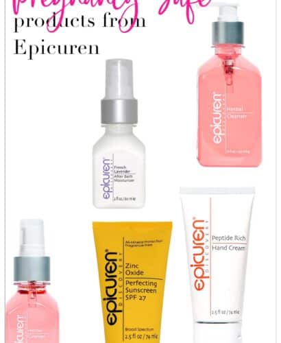 Pregnancy Safe Products from Epicuren