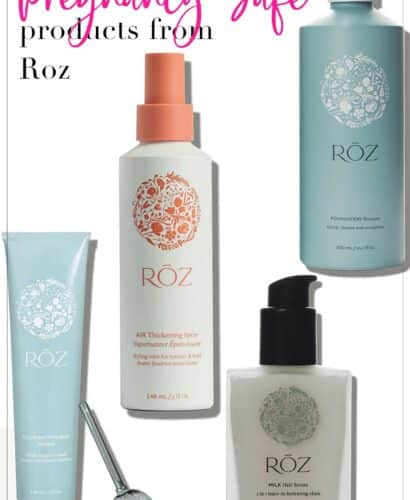 Pregnancy and Nursing Safe Products from Roz Hair