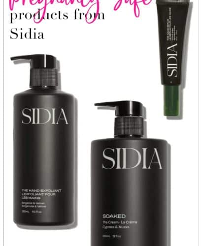 Pregnancy Safe Products from Sidia