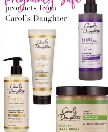 Pregnancy safe products from carol's daughter