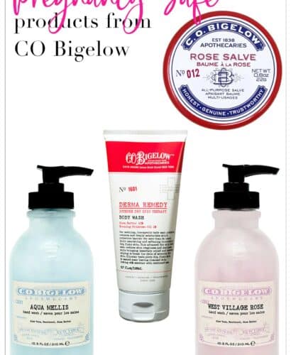 Pregnancy and Nursing Safe Products from CO Bigelow