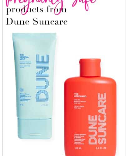 Pregnancy Safe Products from Dune Suncare