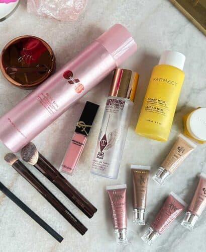 Products used to get better results with cream makeup over 40