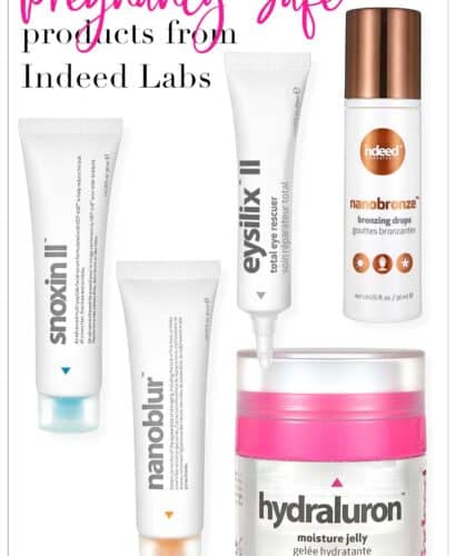 Pregnancy and Nursing Safe Products from Indeed Labs