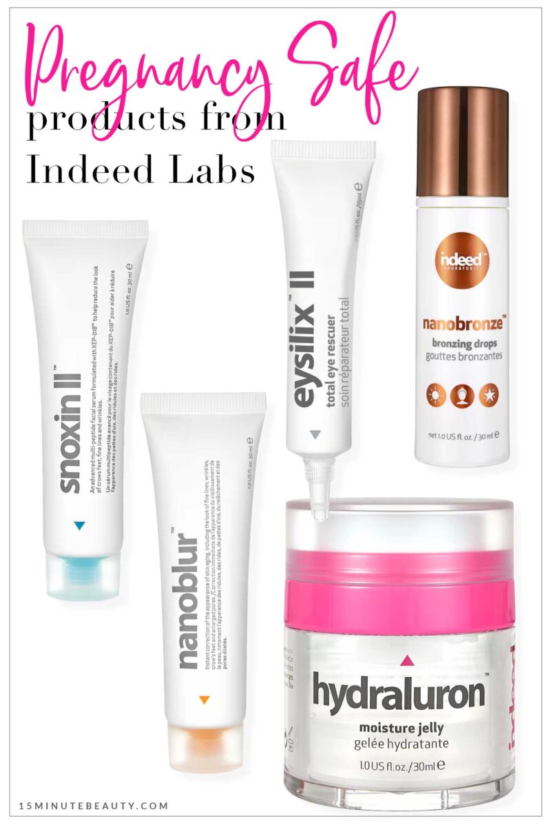 Pregnancy and Nursing Safe Products from Indeed Labs