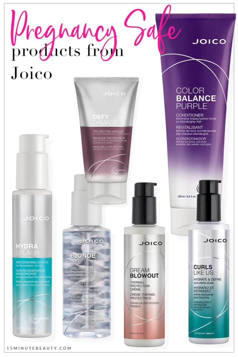 Pregnancy and Nursing Safe Products from Joico