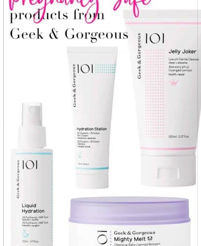 Pregnancy and Nursing Safe Products from Geek and Gorgeous