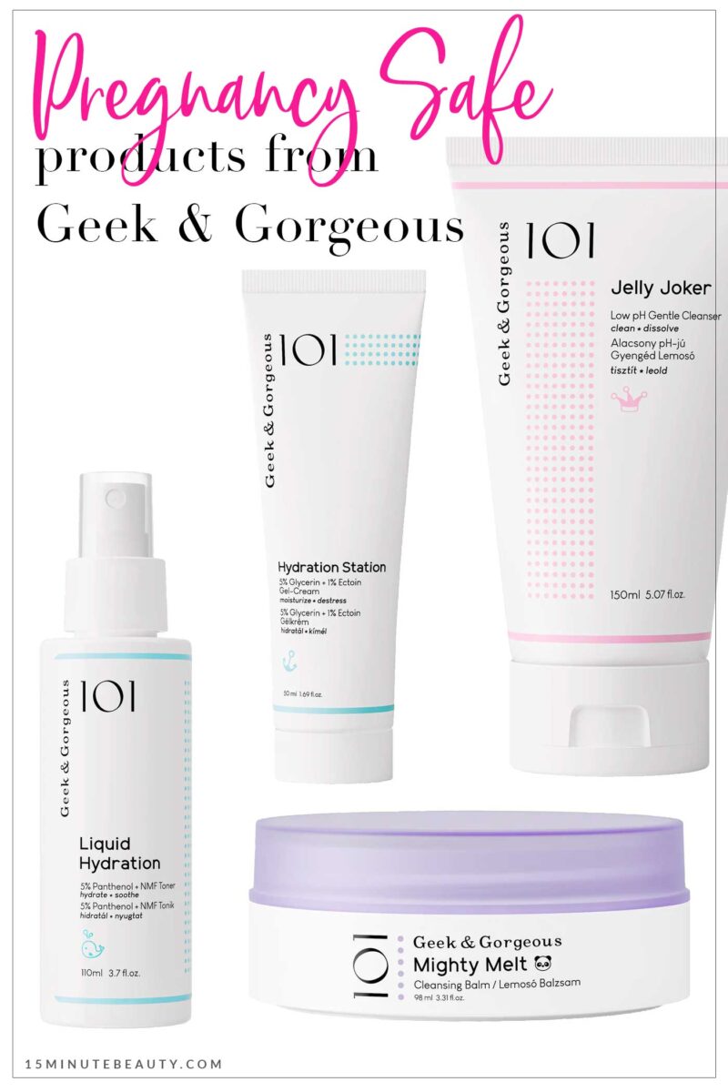 Pregnancy and Nursing Safe Products from Geek and Gorgeous
