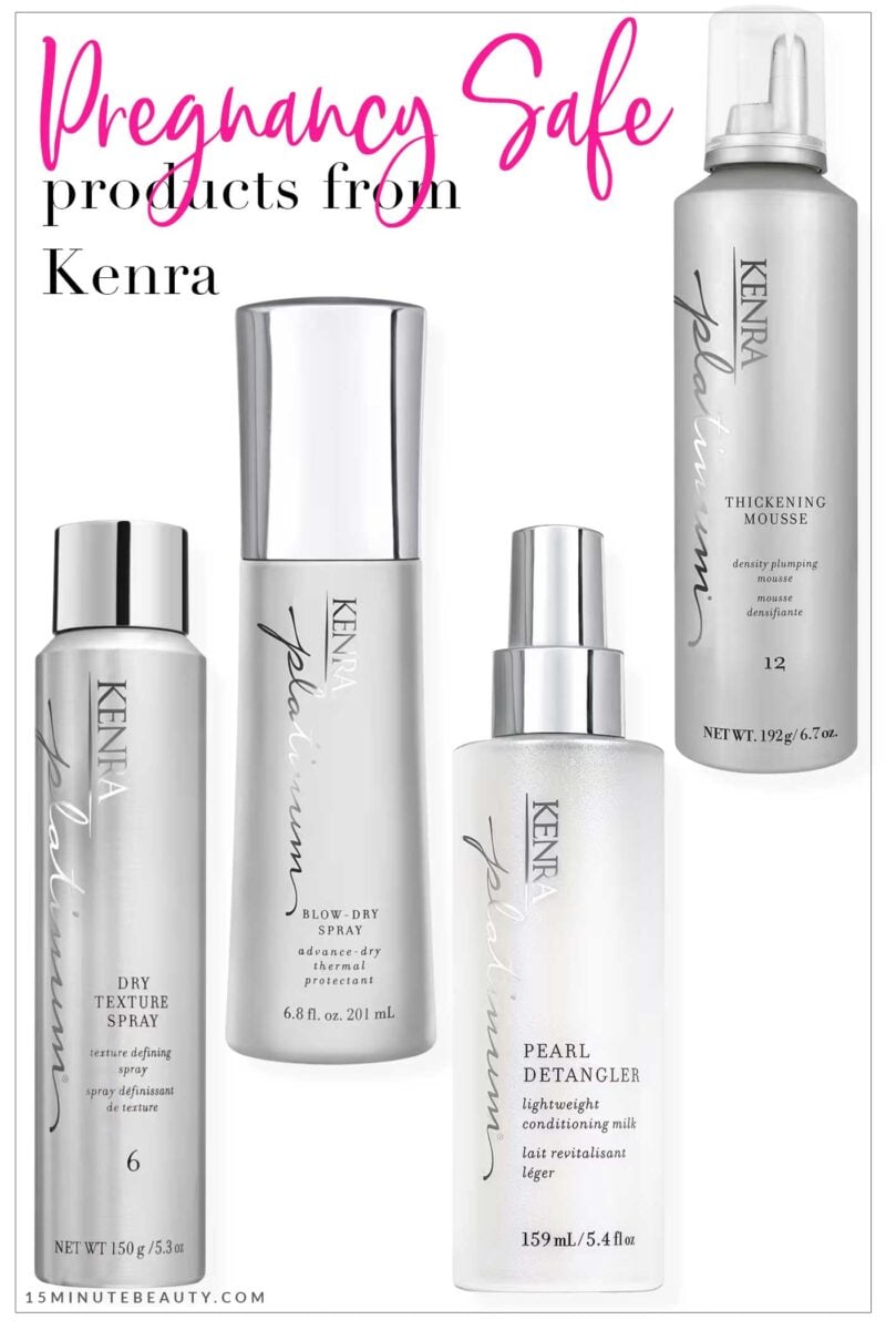Pregnancy and Nursing Safe Products from Kenra