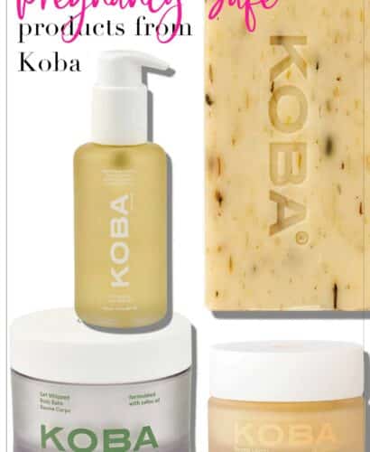 Pregnancy and Nursing Safe Products from Koba Skincare