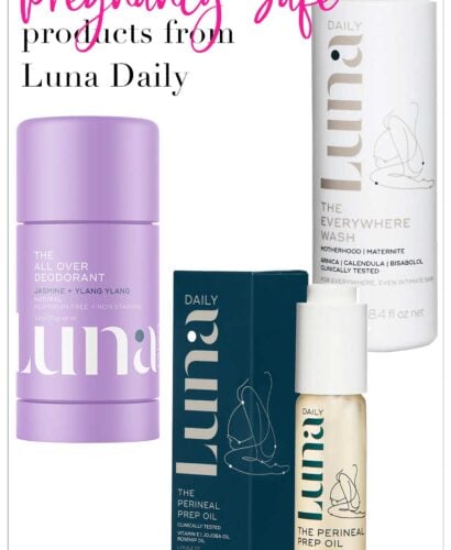 Pregnancy and Nursing Safe Products from Luna Daily