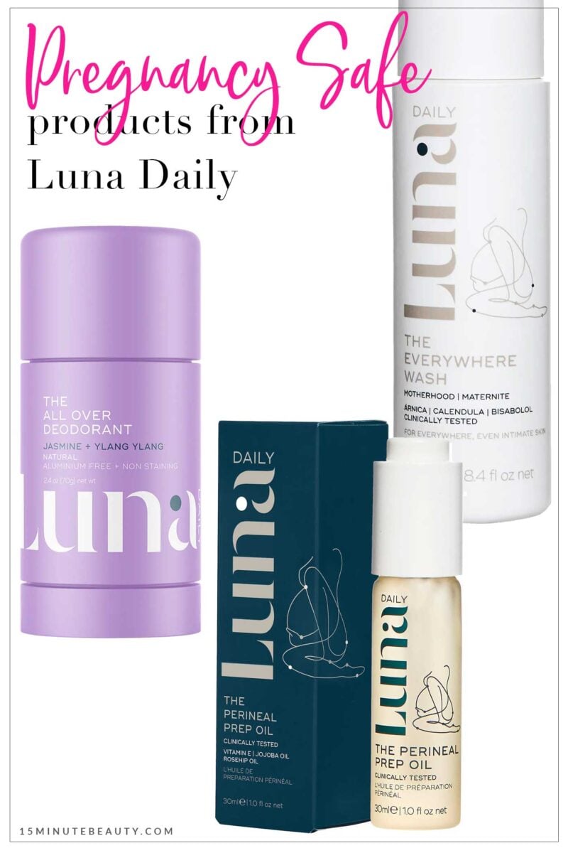 Pregnancy and Nursing Safe Products from Luna Daily