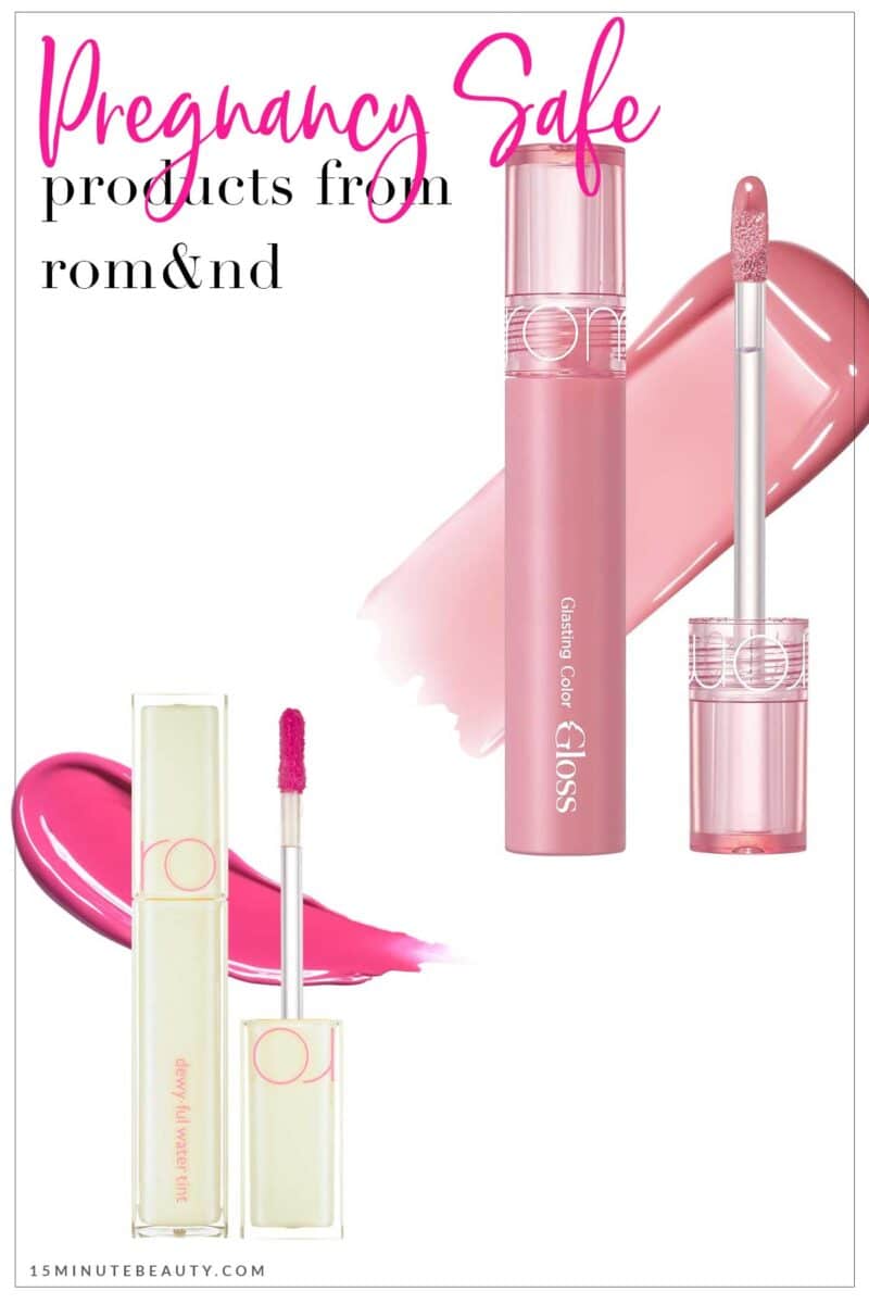 Pregnancy and Nursing Safe Products from rom&nd