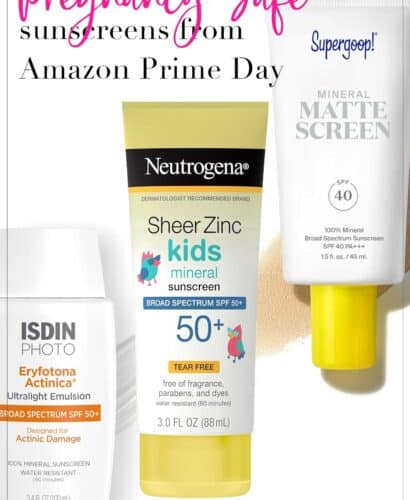 Pregnancy Safe Sunscreens from Amazon Prime Day