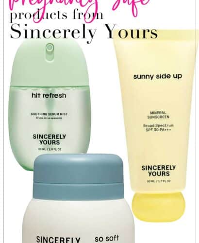 Pregnancy Safe Products from Sincerely Yours