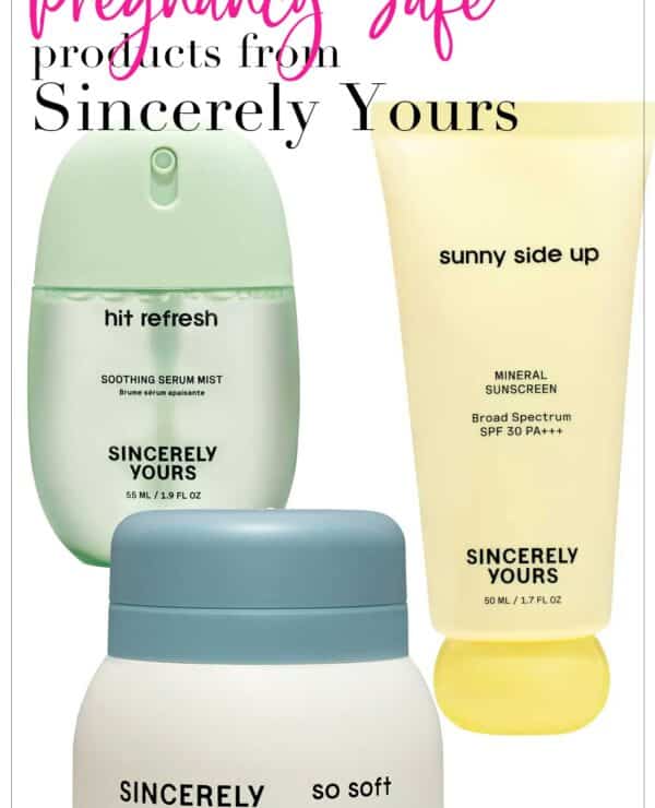 Pregnancy Safe Products from Sincerely Yours