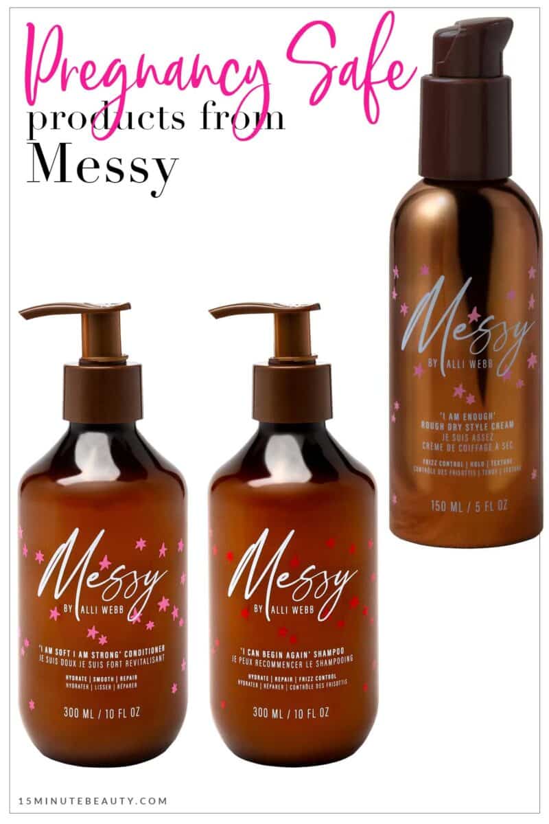 Pregnancy and Nursing Safe Products from Messy by Alli Webb